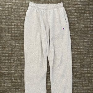 Gray champion mens medium sweatpants.